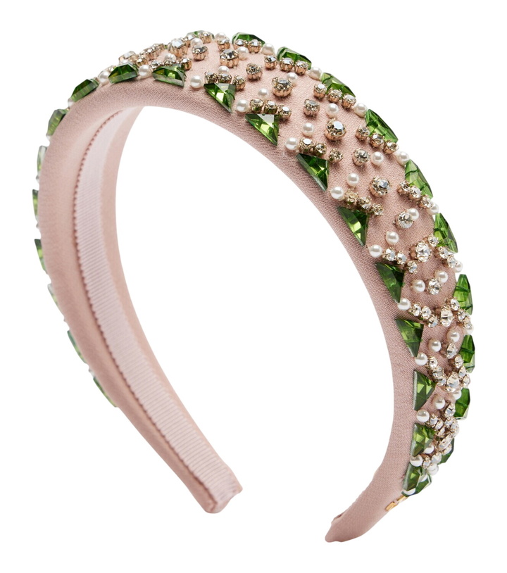 Photo: Valentino Crepe Couture embellished headband