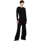 Les Tien Black Heavyweight Party Sweatpants