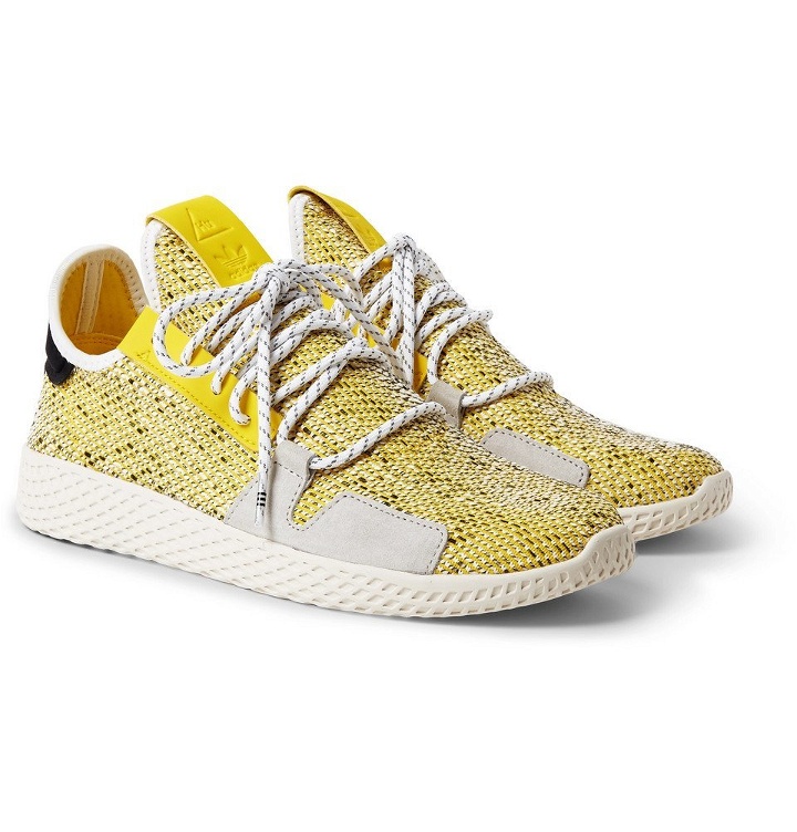 Photo: adidas Consortium - Pharrell Williams SOLARHU V2 Primeknit Sneakers - Men - Yellow