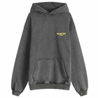 Represent Men's Team 247 Oversized Hoodie in Pewter/Lemon