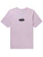 adidas Originals - Area 33 Logo-Print Cotton-Jersey T-Shirt - Purple