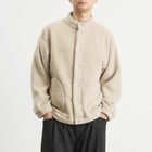 Danton Men's Stand Collar Jacket in Beige
