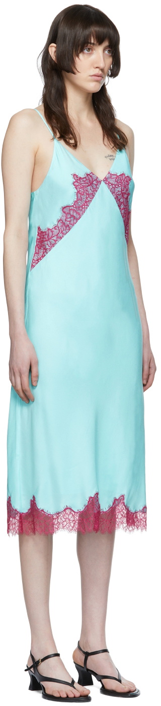 rag & bone Blue Logan Midi Dress