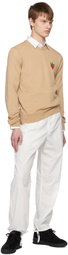Comme des Garçons Shirt Beige Brett Westfall Edition Sweater