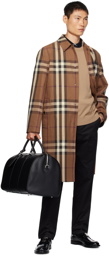 Burberry Brown Check Coat