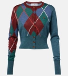 Vivienne Westwood Argyle wool and cotton cardigan