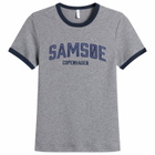 Samsøe Samsøe Women's Sabond T-Shirt in Mid Grey Melange