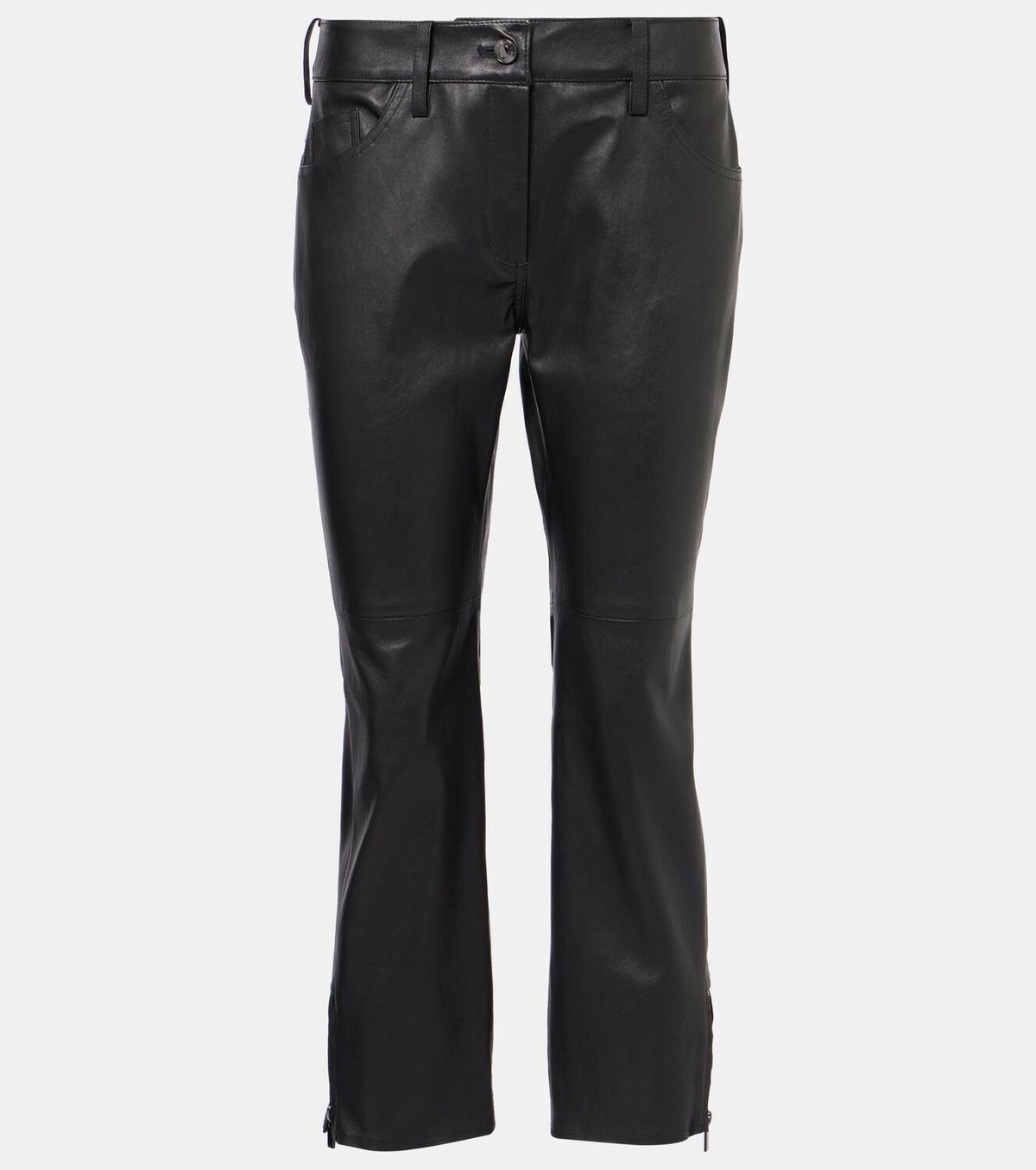 Magda Butrym Low-rise leather capris