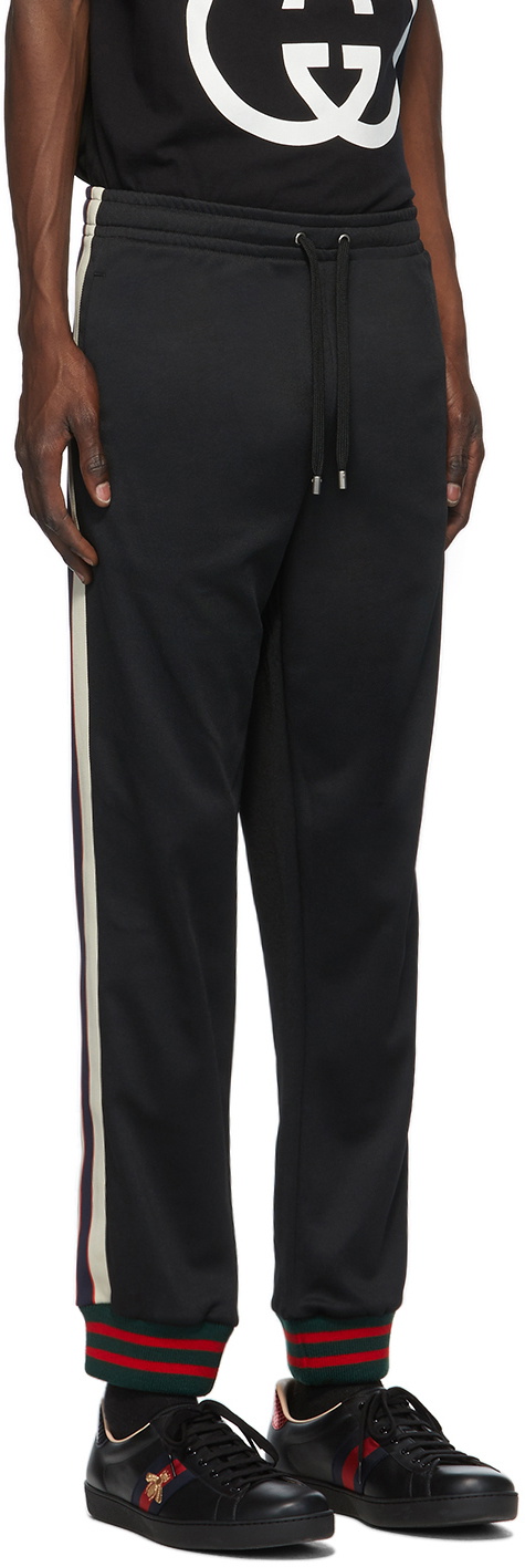 Gucci Men's Technical Panama Trousers Black