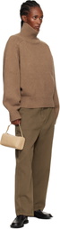 LE17SEPTEMBRE Brown Side Seam Wide Jeans
