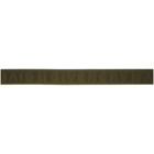 Givenchy Khaki Webbing Logo Belt