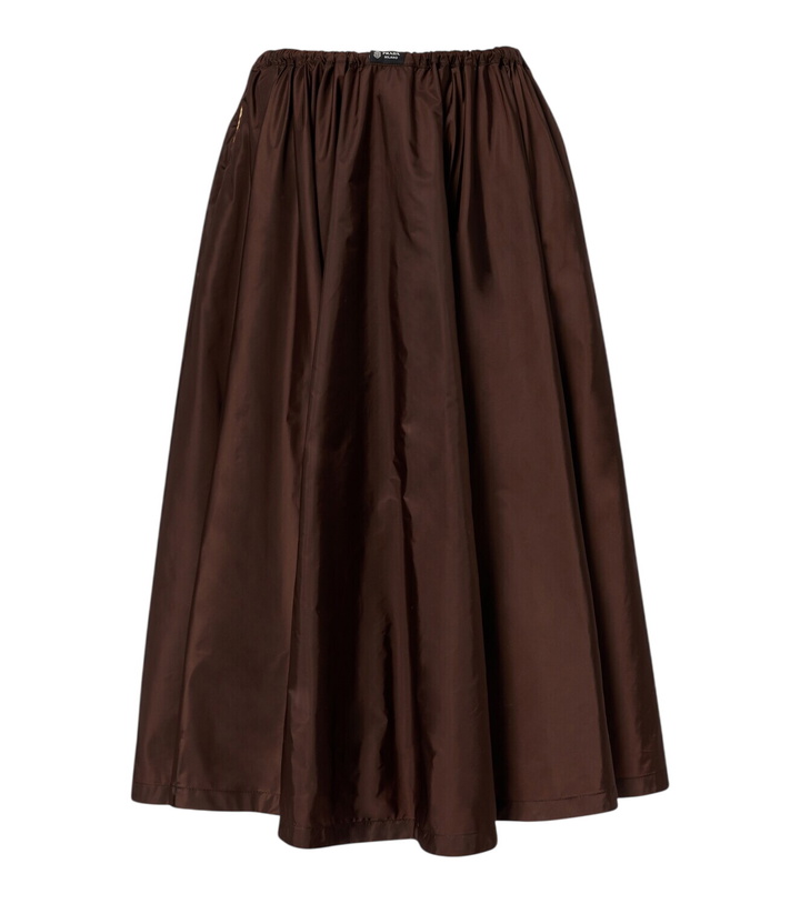 Photo: Prada Re-Nylon pleated midi skirt