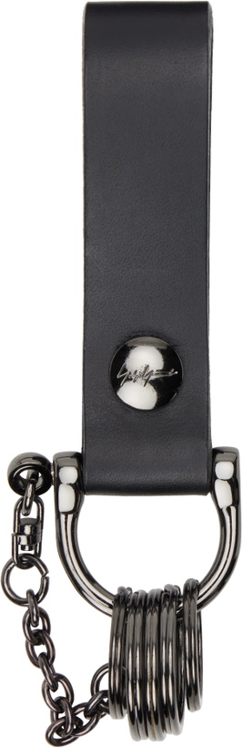 Photo: YOHJI YAMAMOTO Black Leather Keychain