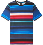 PS Paul Smith - Striped Cotton-Jersey T-Shirt - Blue