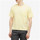 Visvim Men's Sublig Jumbo T-Shirt - 3 Pack in Green Navy Yellow