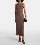 Leset Lauren sleeveless jersey midi dress