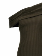 Courrèges twist Rib Knit Long Dress