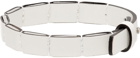 Salvatore Ferragamo Off-White Leather Bracelet