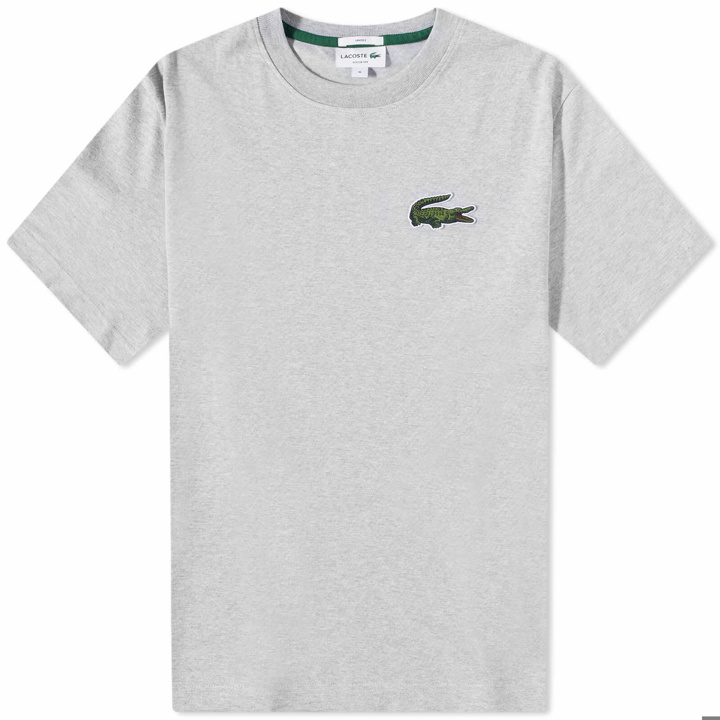 Photo: Lacoste Men's Robert Georges Core T-Shirt in Silver Marl