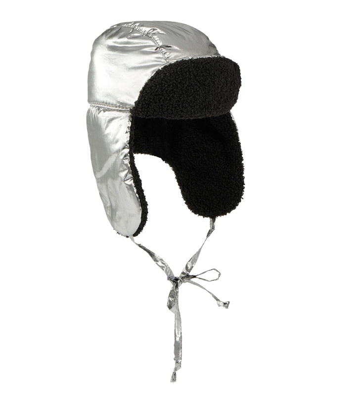 Photo: Maison Michel - Bibiana metallic leather hat