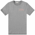 Alexander McQueen Men's Embroidered Logo T-Shirt in PaleGrey