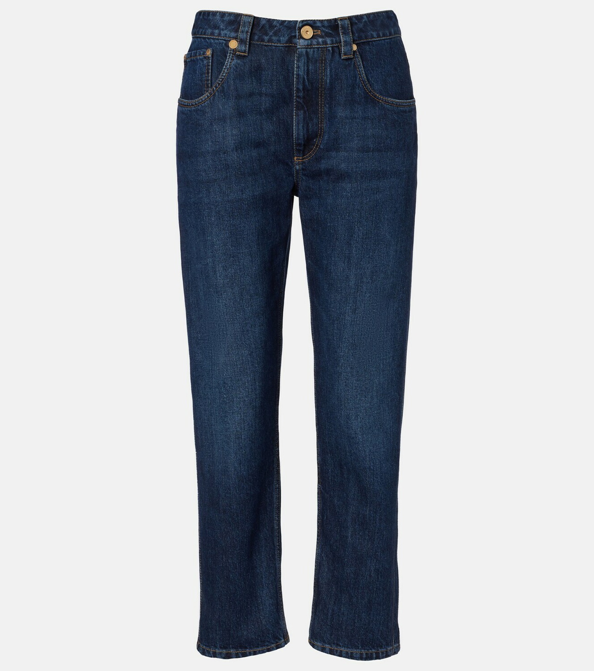 Brunello Cucinelli Cropped straight jeans