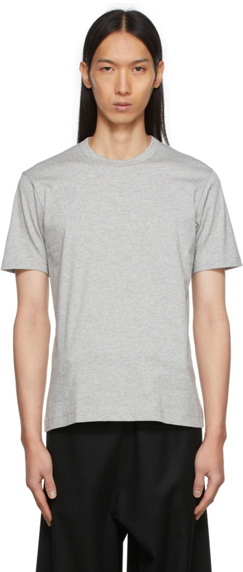 Photo: Comme des Garçons Shirt Grey Logo T-Shirt