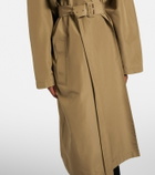 The Row Amapola silk trench coat