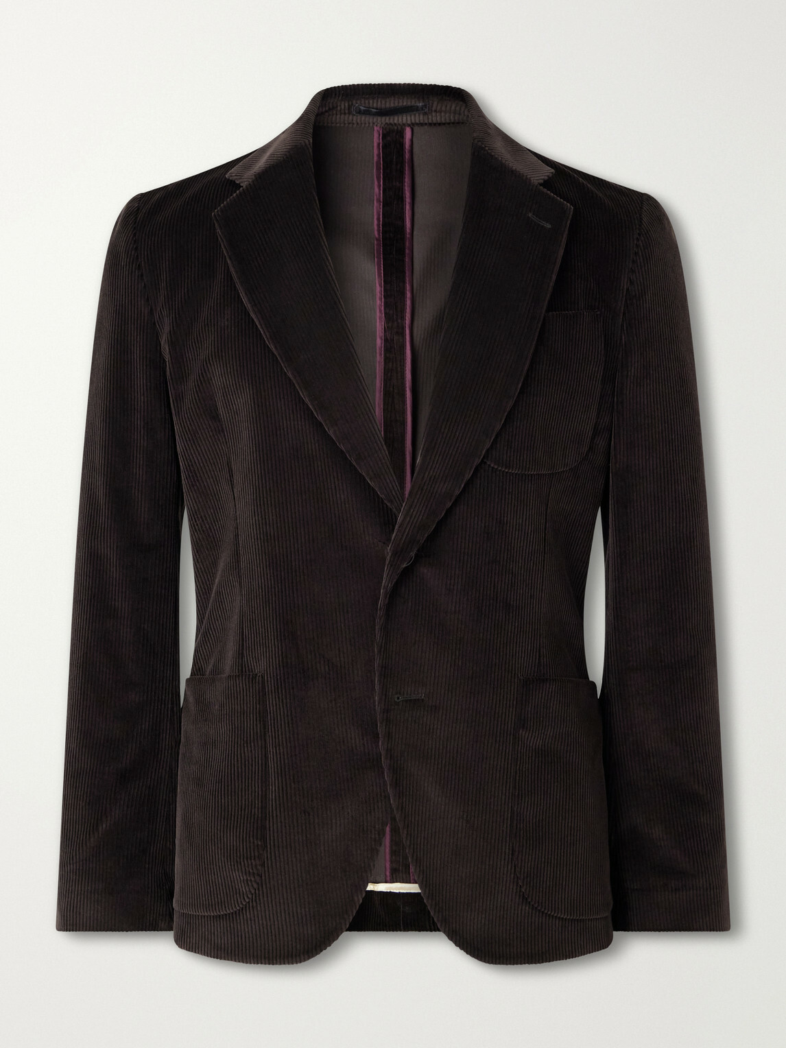 Paul Smith - Cotton-Blend Corduroy Suit Jacket - Brown