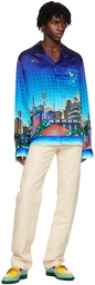 Casablanca Blue 'The Night View' Shirt