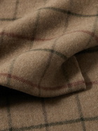 Loro Piana - Double Belt Fringed Checked Cashmere Scarf