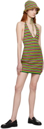 FRAME Multicolor Striped Minidress