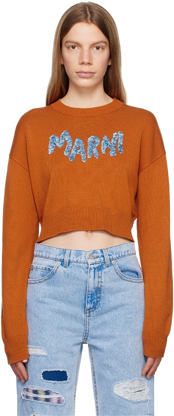 Photo: Marni Orange Crewneck Sweater