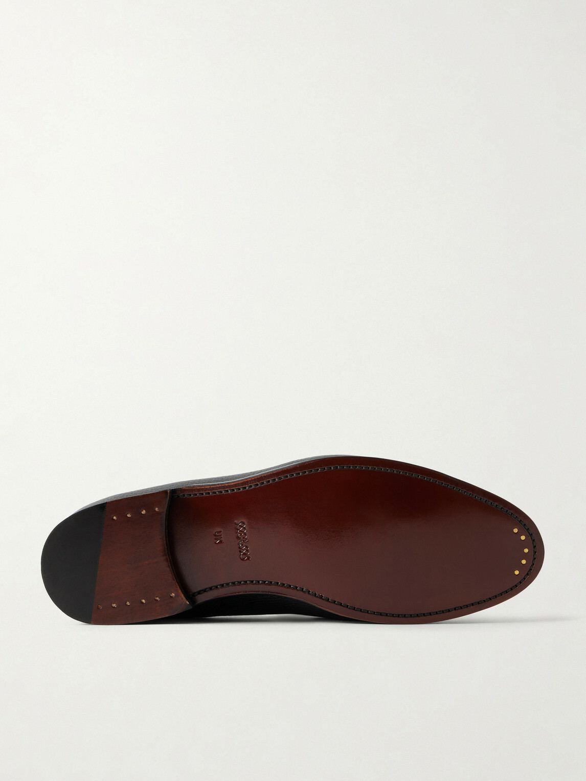 MORJAS - The Penny Loafer-Leather Flats - Black