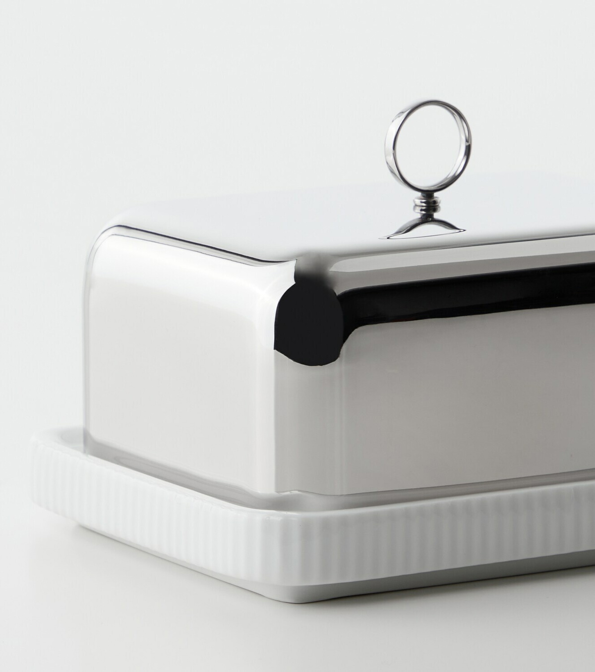 Georg Jensen Barnadotte butter dish by Sigvard Bernadotte