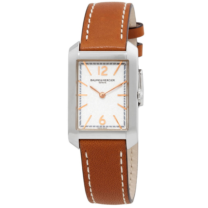 Photo: Baume et Mercier Hampton Quartz Silver Dial Ladies Watch 10472