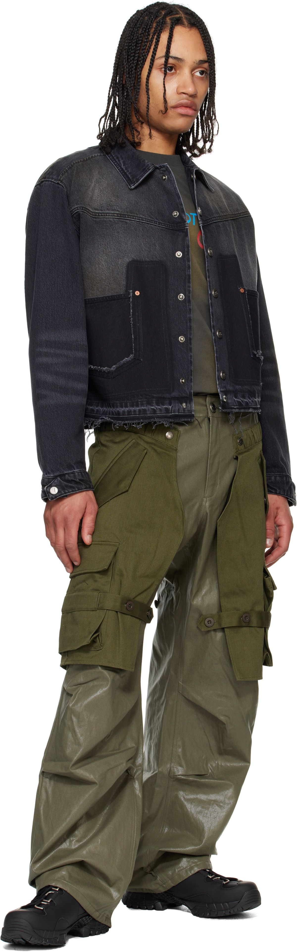 Andersson Bell SSENSE Exclusive Khaki Raptor Layered Cargo