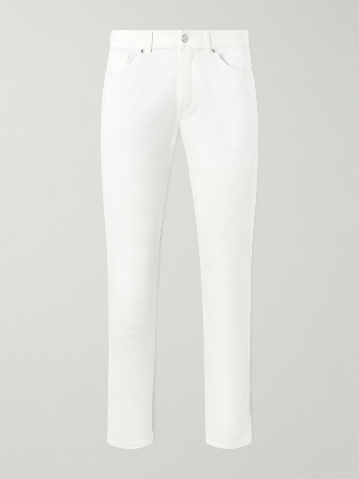 Peter Millar - Signature Straight-Leg Cotton-Blend Sateen Trousers - Neutrals