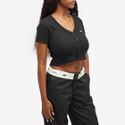 Dickies Women's Emporia Short Sleeve Cardigan in Black