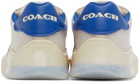 Coach 1941 Off-White & Blue Citysole Court Sneakers