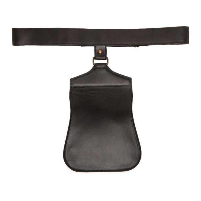 Cherevichkiotvichki Black Mini Belt Bag