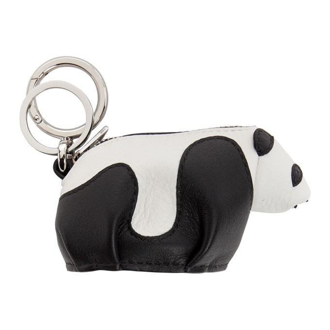 Photo: Loewe Black and White Panda Charm Keychain