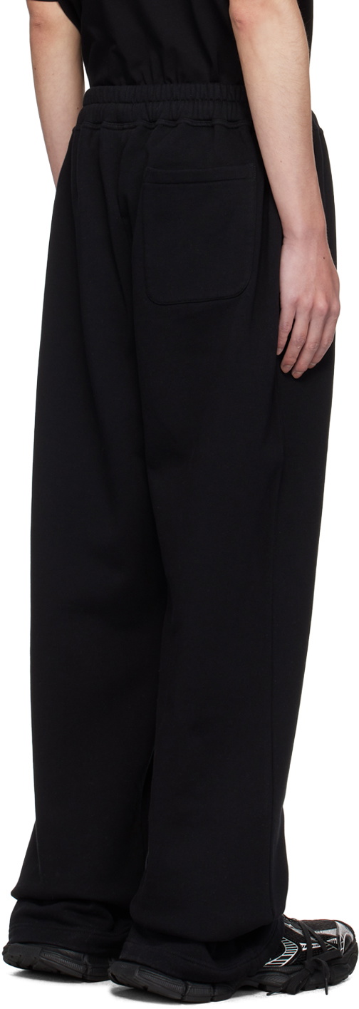 VTMNTS Black Embroidered Sweatpants