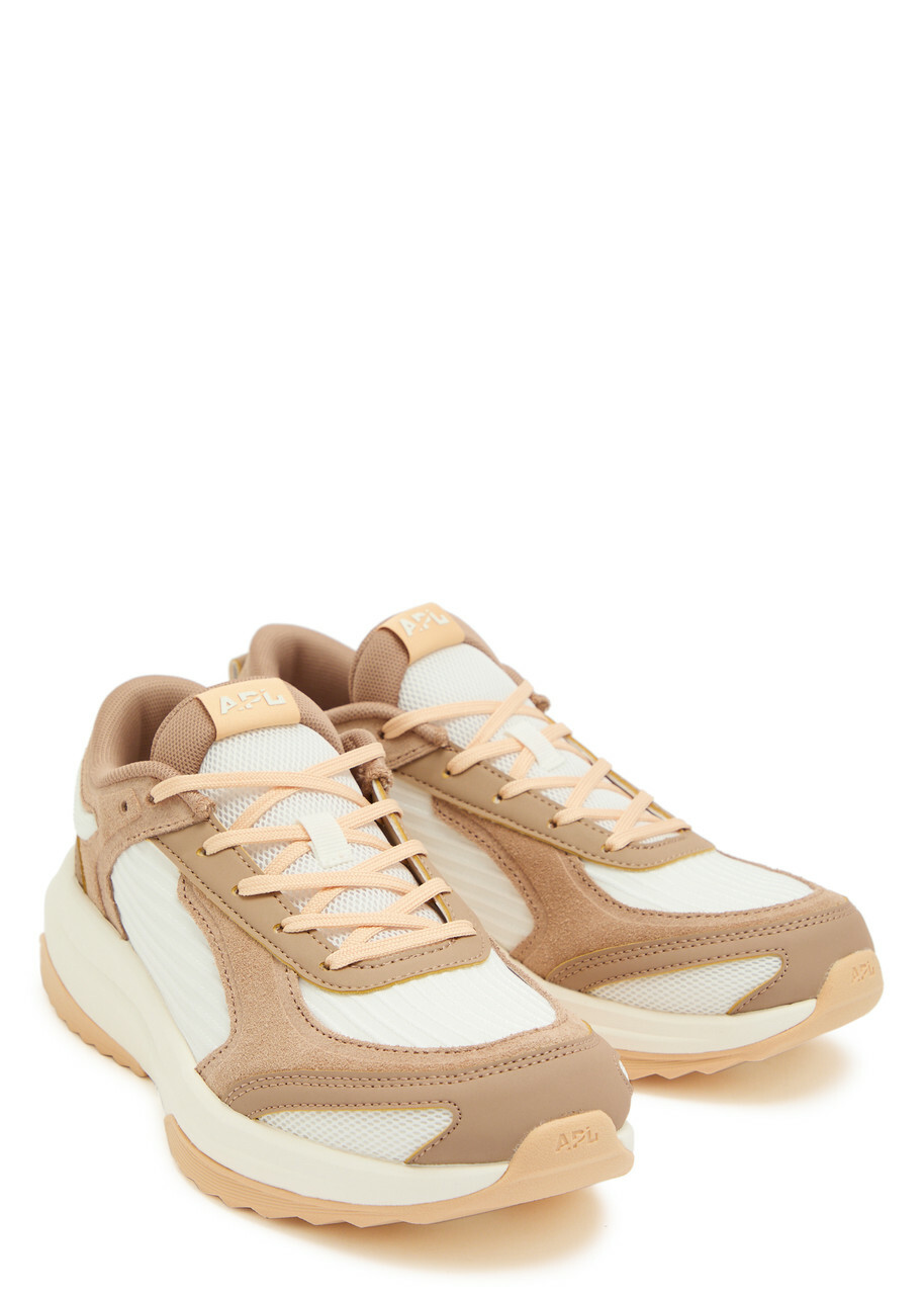 Athletic Propulsion Labs Jogger Panelled Mesh Sneakers Beige