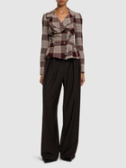 VIVIENNE WESTWOOD Drunken Checked Blazer