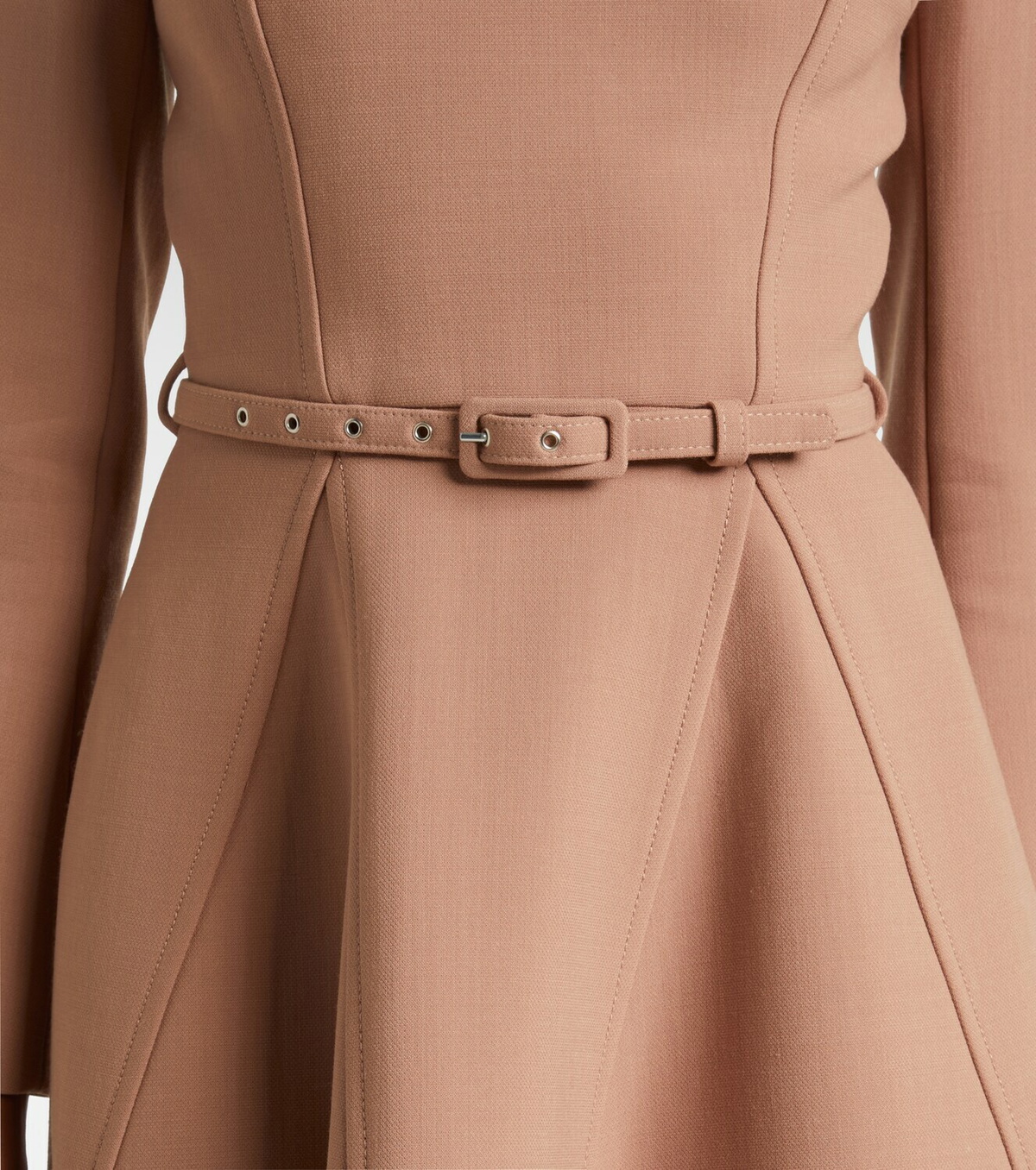 Emilia Wickstead Ucellina belted paneled midi dress