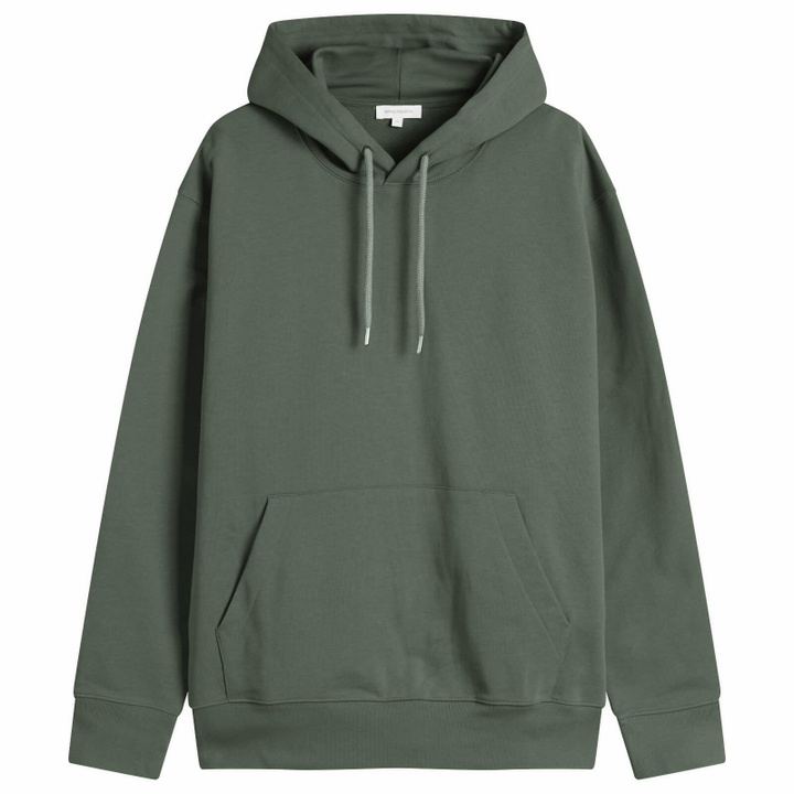 Photo: Norse Projects Men's Standard Hoodie in Aluminum Petrol