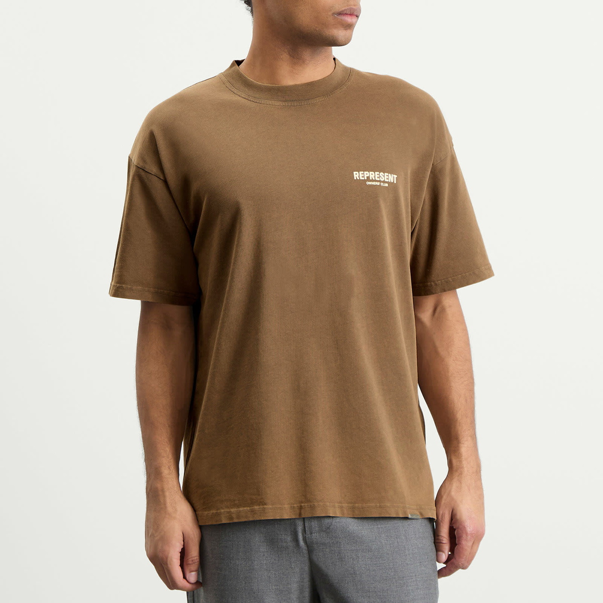 Represent Men's Owners Club T-Shirt in Almond