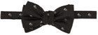 Alexander McQueen Black Skull Bow Tie