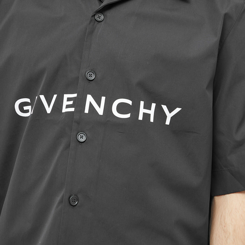 Givenchy Men's Logo Hawaiian Shirt in Black Givenchy